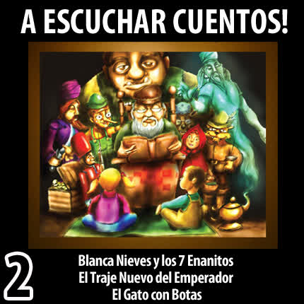Carátula A ESCUCHAR CUENTOS - Volumen 02