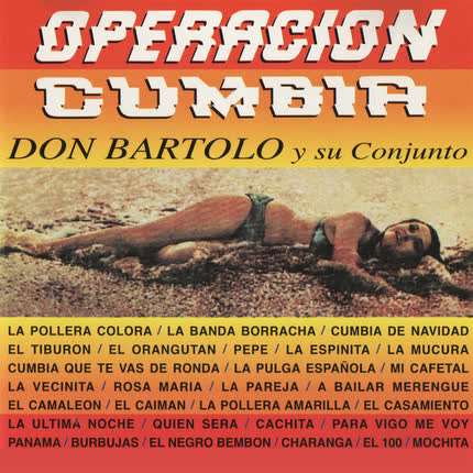 Carátula DON BARTOLO Y SU CONJUNTO - Operación Cumbia