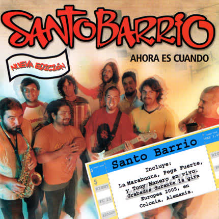 Carátula SANTO BARRIO - Ahora es cuando