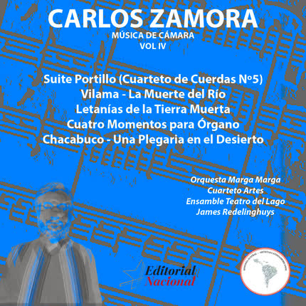 Carátula CARLOS ZAMORA - Música de Cámara (Vol. IV)