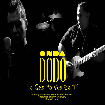 Carátula ONDA DODO - Lo que Yo Veo en Ti