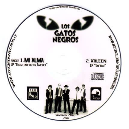 Carátula LOS GATOS NEGROS - Mi Alma + Arleen