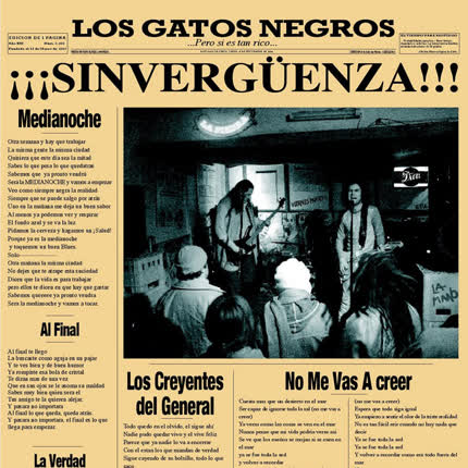 Carátula LOS GATOS NEGROS - Sinverguenza