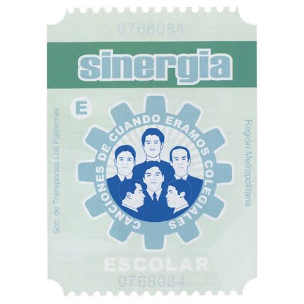 Carátula SINERGIA - Musica de cuando eramos colegiales