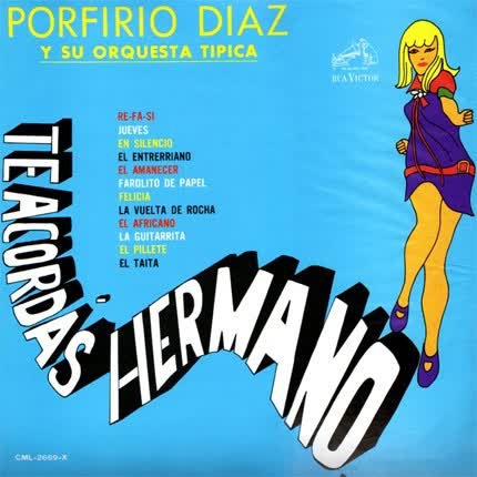 Carátula PORFIRIO DIAZ Y SU ORQUESTA - Te acordás hermano?