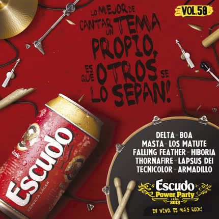 Carátula ESCUDO POWER PARTY - Volumen 58