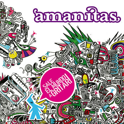 Carátula AMANITAS - Sale el mundo a gritar!