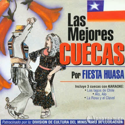 Carátula FIESTA HUASA - Las mejores cuecas, volumen 1