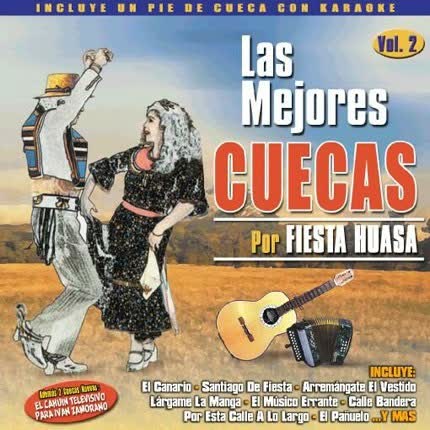 Carátula FIESTA HUASA - Las mejores cuecas, volumen 2