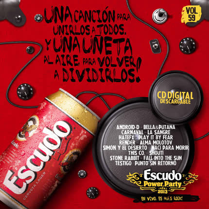 Carátula ESCUDO POWER PARTY - Volumen 59
