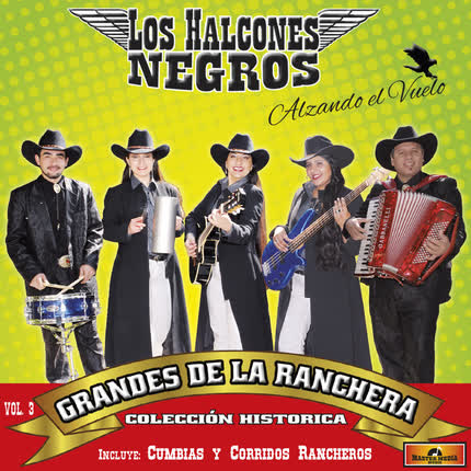 Carátula LOS HALCONES NEGROS - Alzando el Vuelo: Grandes de las Ranchera Colección Histórica, Vol. 3