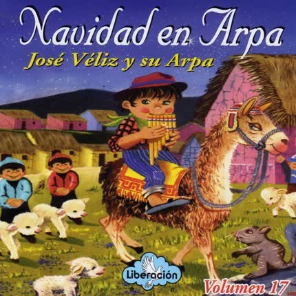 Carátula JOSE VELIZ - Navidad en arpa