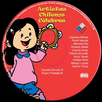 Carátula CLAUDIA DONOSO - Artistas Chilenos Celebres