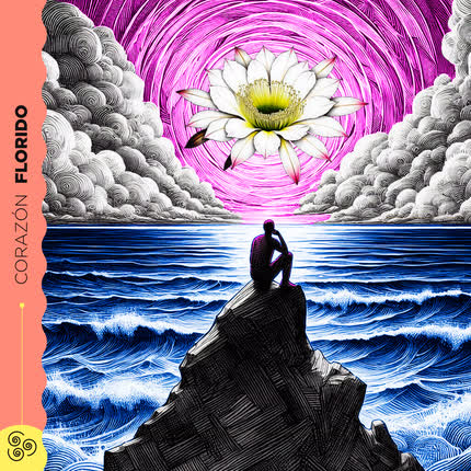 Carátula Corazón Florido