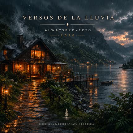 Carátula Versos de la Lluvia