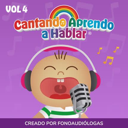 Carátula CANTANDO APRENDO A HABLAR - Cantando Aprendo a Hablar (Vol. 4)