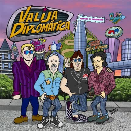 Carátula VALIJA DIPLOMATICA - Acústico 30 Aniversario