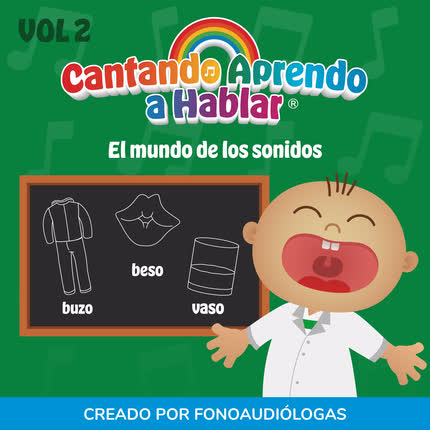Carátula CANTANDO APRENDO A HABLAR - El mundo de los sonidos (Vol 2)
