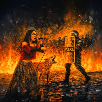 Carátula Fuego (feat. Hachisko)