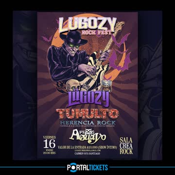 LUGOZY ROCK FEST 2026 EN CREAROCK // PortalTickets.cl
