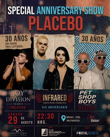 SPECIAL ANNIVERSARY SHOW PLACEBO 30 AÑOS