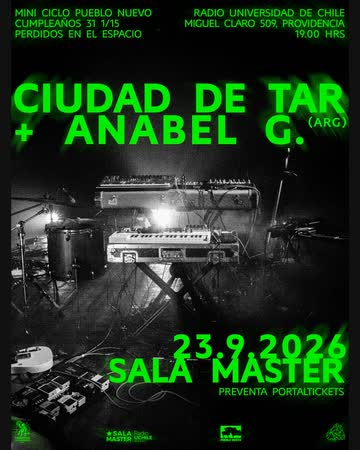 Afiche de CUMPLEAÑOS 31 1/15 DE PERDIDOS EN EL ESPACIO - CIUDAD DE TAR + ANABEL G