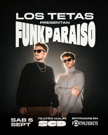 Afiche de LOS TETAS PRESENTA FUNKPARAISO EN TEATRO MAURI SCD VALPARAISO