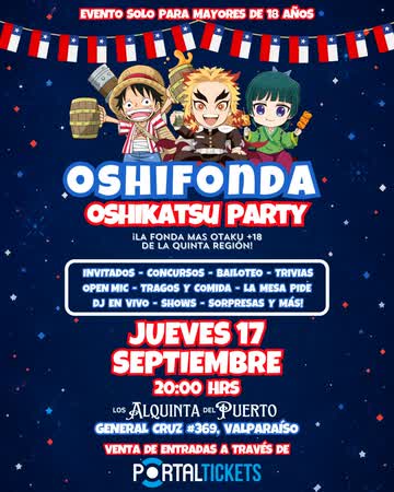 OSHIKATSU PARTY OSHIFONDA EN LOS ALQUINTA DEL PUERTO