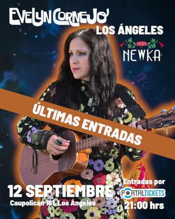 Afiche de EVELYN CORNEJO EN LOS ÁNGELES - QUINTA NEWKA