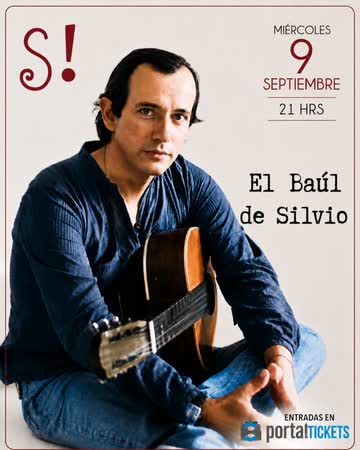 Afiche de TRIBUTO A SILVIO RODRIGUEZ CON WILLIAMS MOLINA EN EL SANSEACABÓ!, TEMUCO