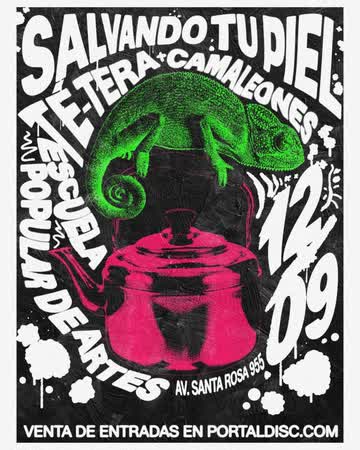 Afiche de SALVANDO TE TETERA CAMALEONICA