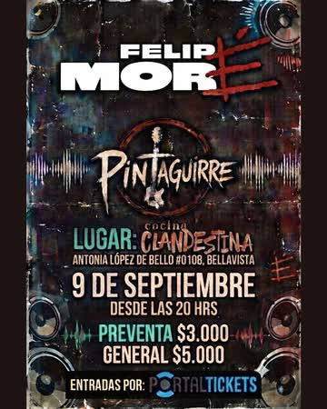 Afiche de FELIPE MORÉ & PINTAGUIRRE
