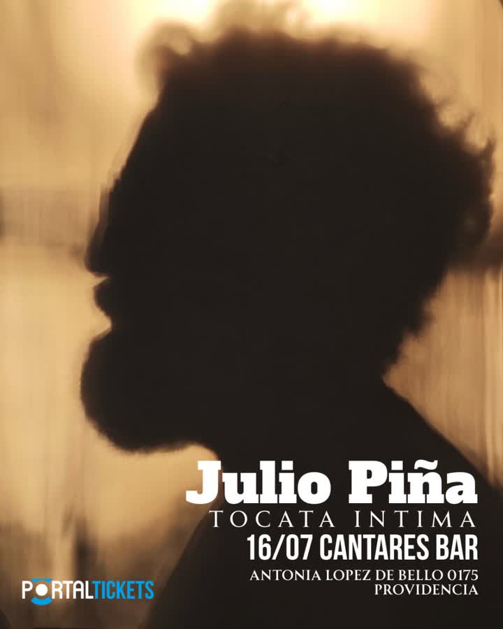Afiche de JULIO PIÑA ÍNTIMA CANTARES BAR