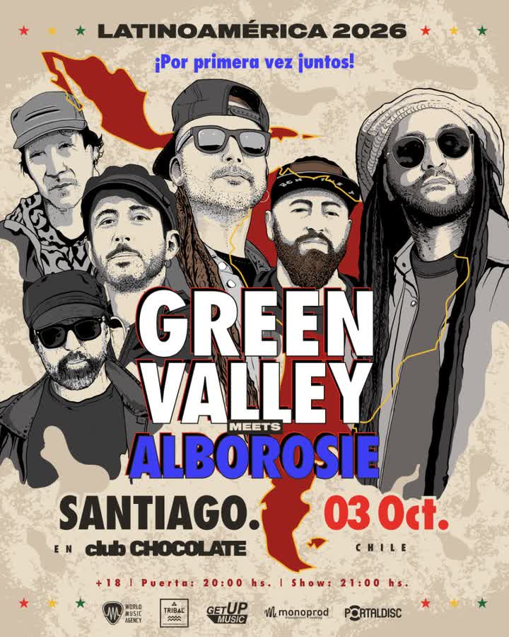 Afiche de GREEN VALLEY MEETS ALBOROSIE - CLUB CHOCOLATE