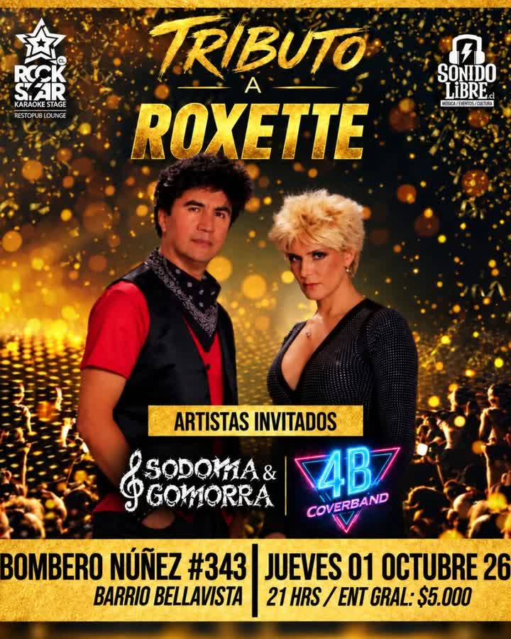 Afiche de TRIBUTO A ROXETTE