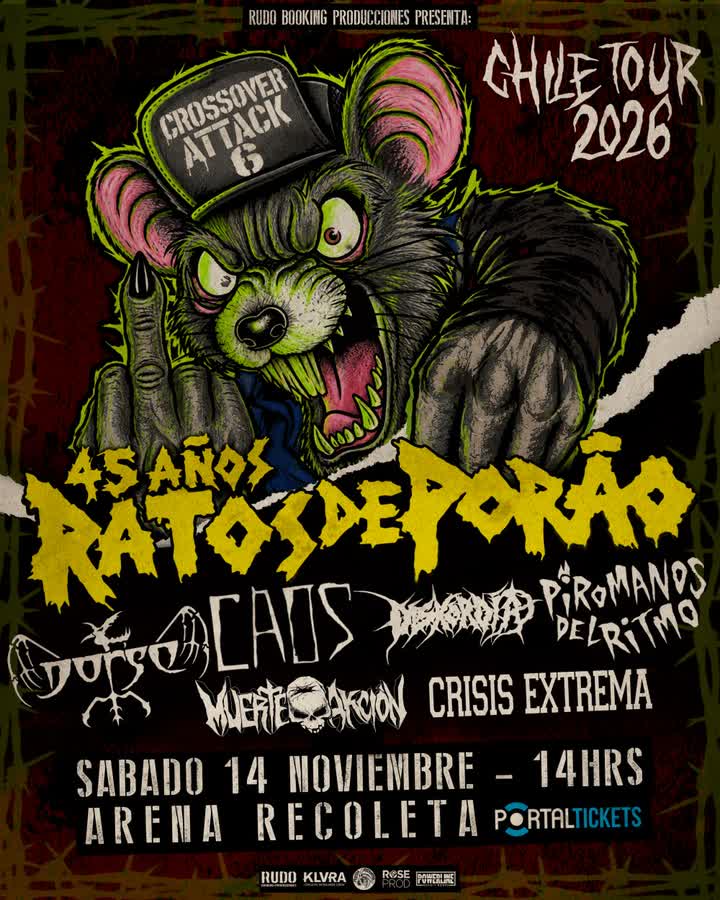 Afiche de RATOS DE PORAO 45 AÑOS - CROSSOVER ATTACK 6