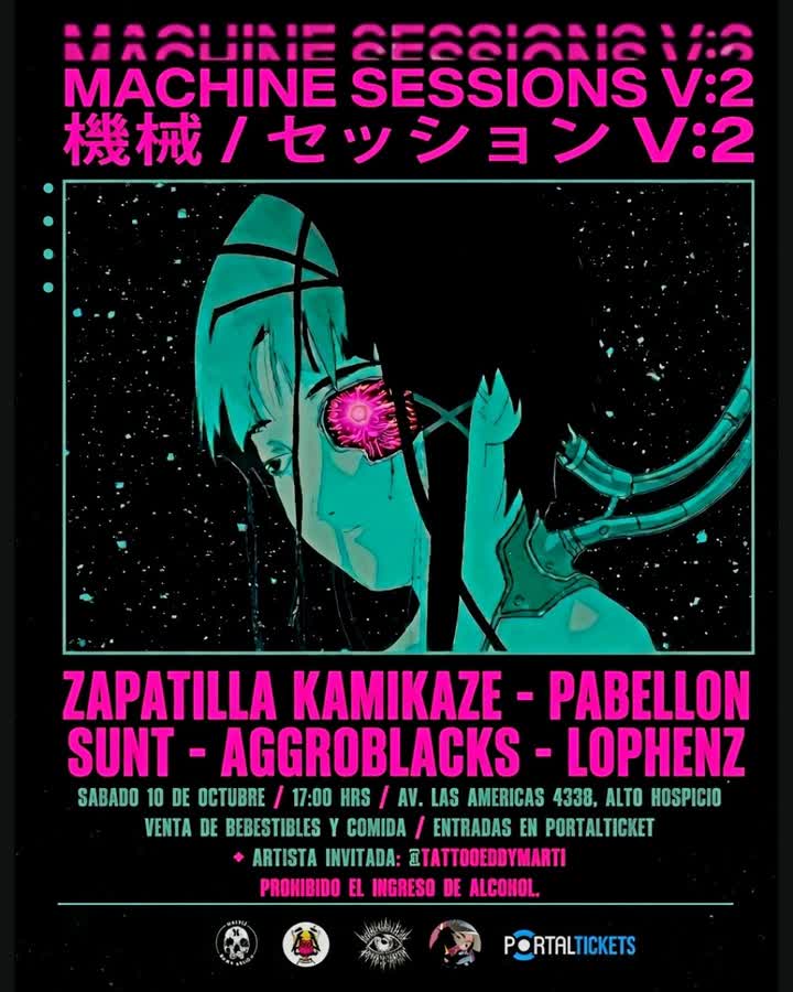 Afiche de MACHINE SESSIONS V:2 EN LA MAKINA ESTUDIOS