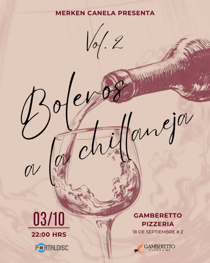 Afiche de BOLEROS A LA CHILLANEJA VOL 2. EN CHILLÁN