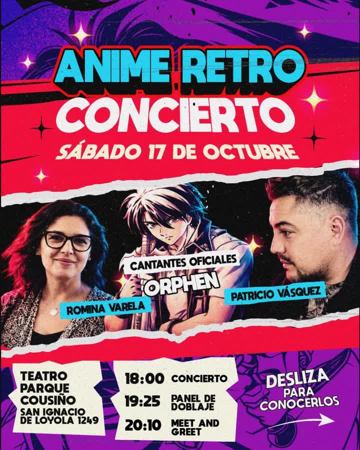 Afiche de ANIME RETRO EN TEATRO COUSIÑO