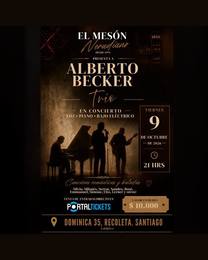 Afiche de Alberto Becker Trio