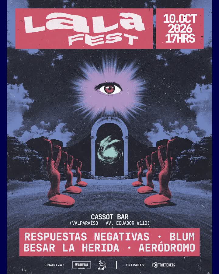 Afiche de LALA FEST EN CASSOT BAR, VALPARAÍSO