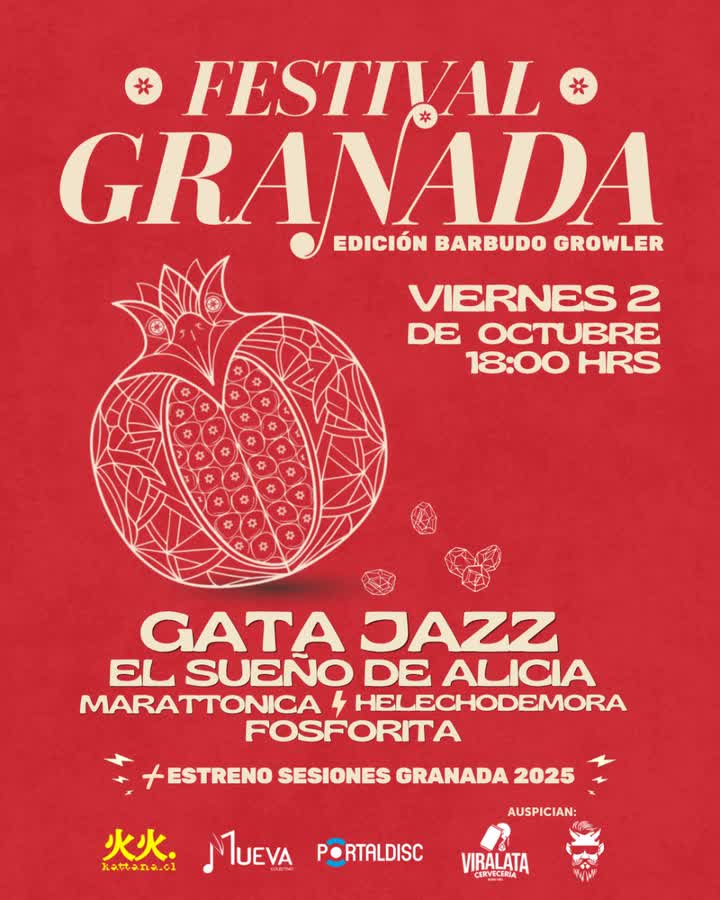 Afiche de FESTIVAL GRANADA - EDICIÓN BARBUDO GROWLER