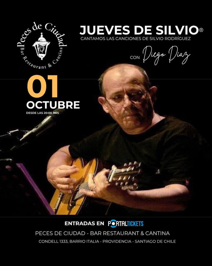 Afiche de JUEVES DE SILVIO EN PECES DE CIUDAD