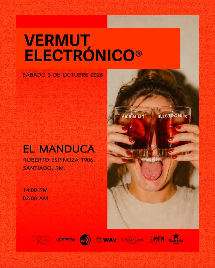 Afiche de VERMUT ELECTRÓNICO EN EL MANDUCA