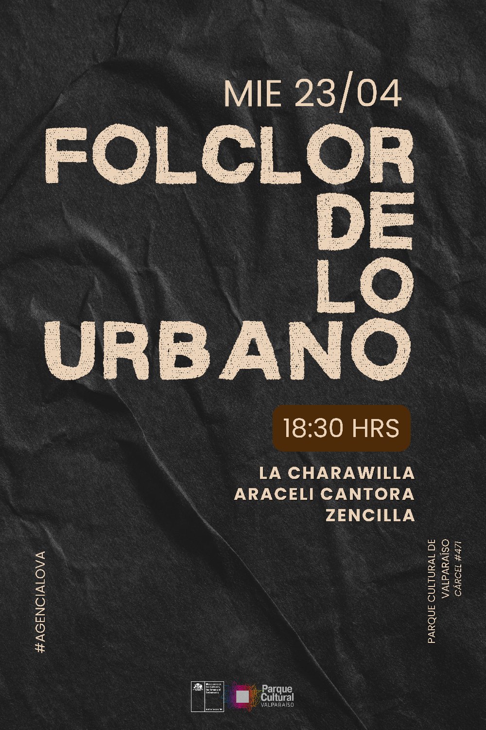 Flyer Nota Valparaíso: Folclor Urbano se Rebela con Voces Femeninas y Disidentes