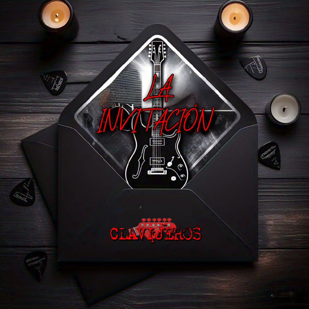 Flyer Nuevo single de CLAVIJEROS "LA INVITACIÓN"